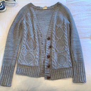 Women’s Grey Sweater Cardigan